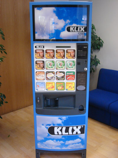 Klix Outlook drinks machine